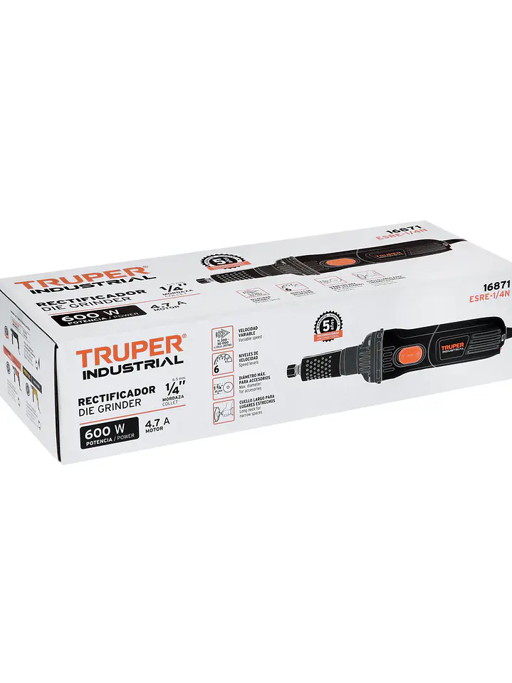 Esmeril recto (rectificador) 1/4