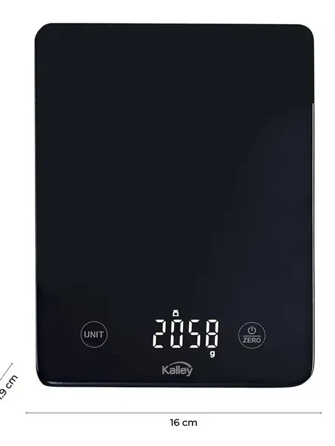 Balanza Gramera De Cocina Kalley K-gcl02 Negro 10 Kg 2
