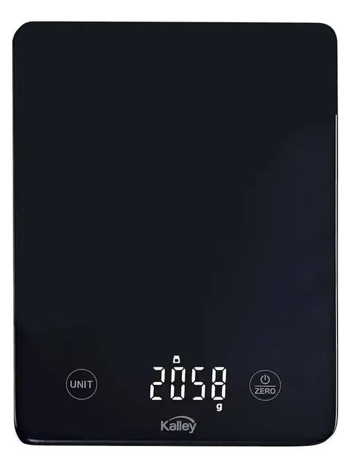 Balanza Gramera De Cocina Kalley K-gcl02 Negro 10 Kg 1