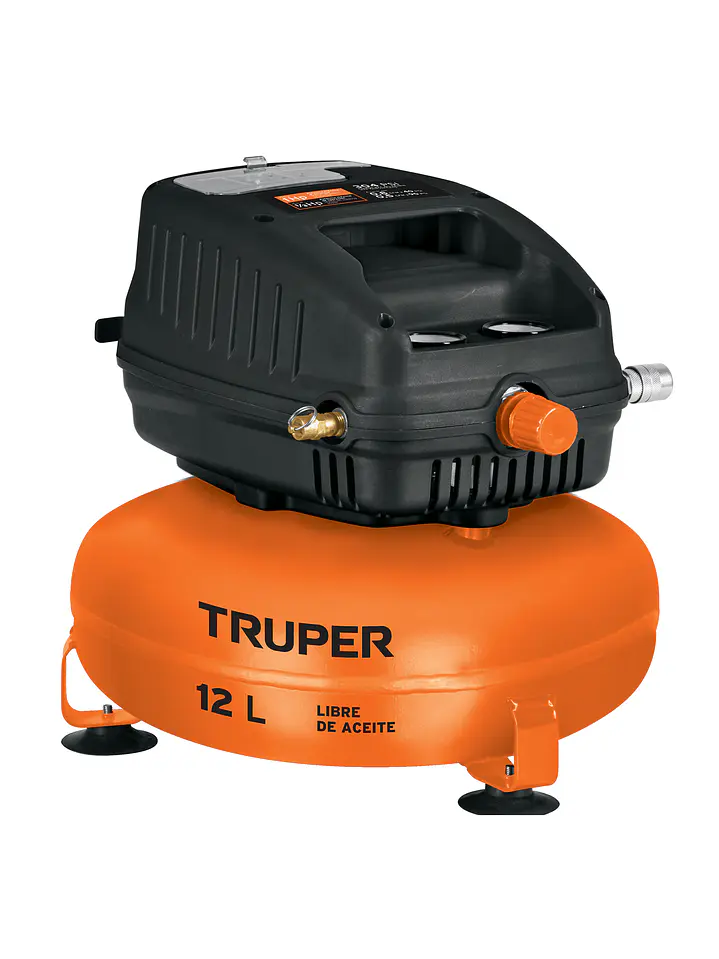 Compresor libre de aceite, 12L, 1HP, 127V, TRUPER 13824 3