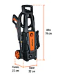 Hidrolavadora eléctrica 1800 PSI, TRUPER 101594 - Miniatura 4