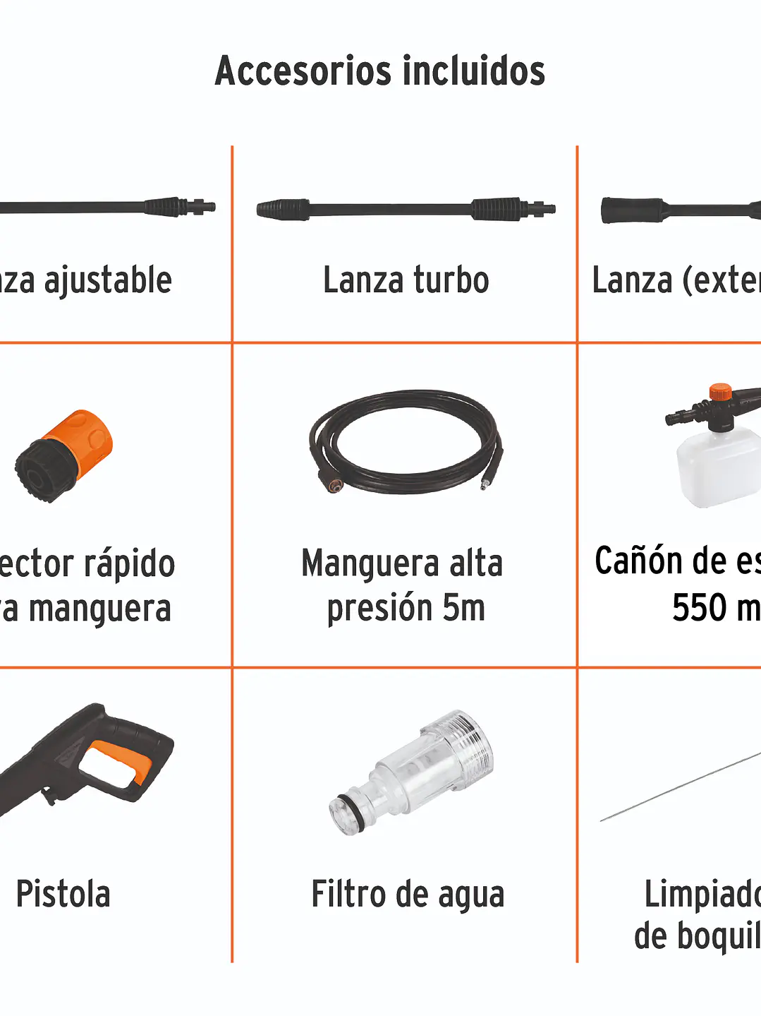 Hidrolavadora eléctrica 1800 PSI, TRUPER 101594 5