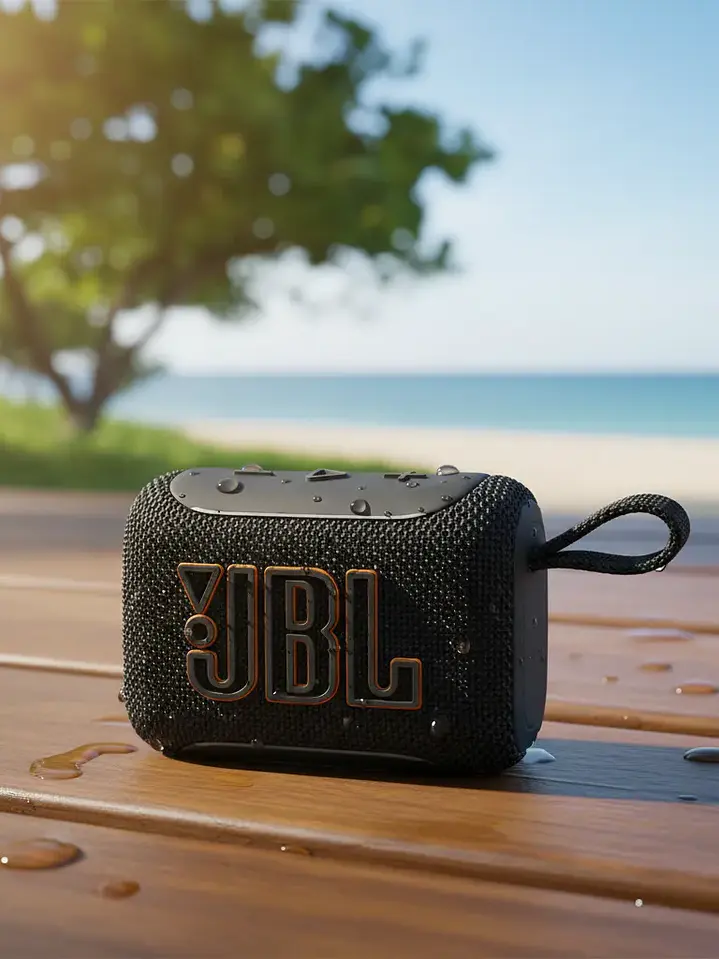 Parlante Jbl Go5 Portátil Con Bluetooth Ip68 4.8w Rms Negro 3