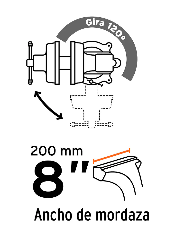 Tornillo de banco 8