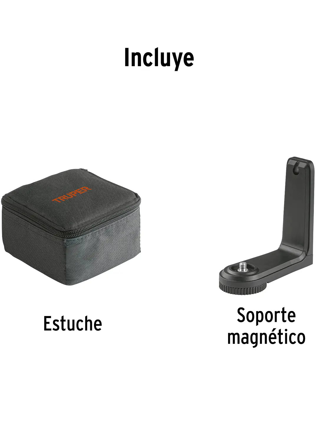 Nivel láser rojo, alcance 10 m, de pilas, TRUPER 17079 4