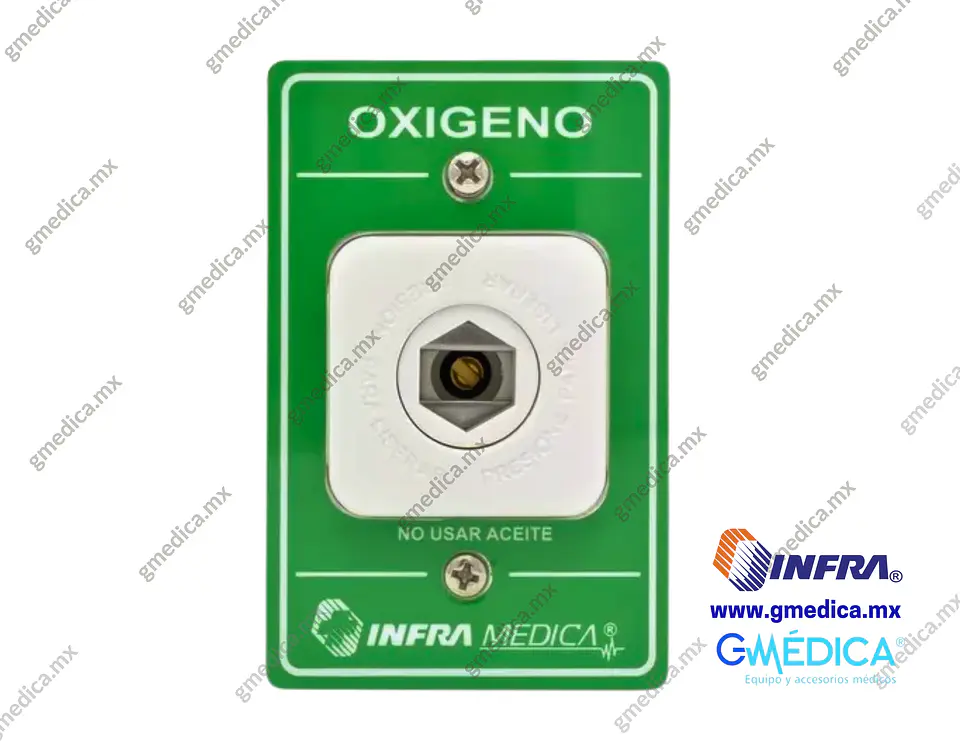 Toma Completa de Oxígeno Conexión Puritan 401363 Marca INFRA 3