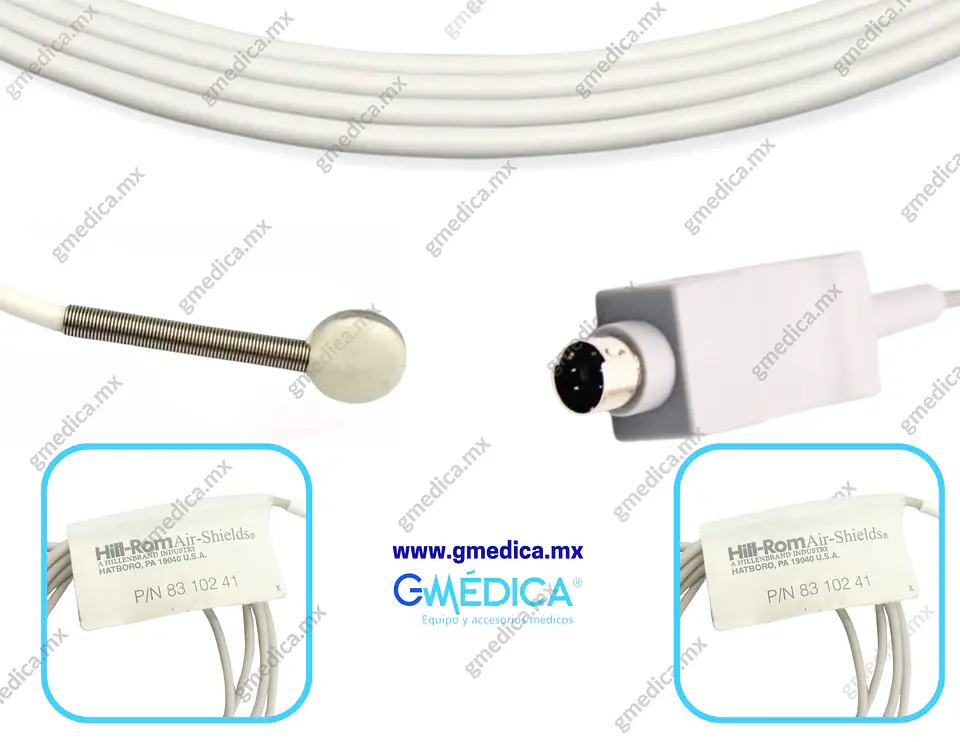 Sensor de Temperatura Reusable AIR SHIELDS para DRAGER ISOLETTE C2000 - 83-102-41 1