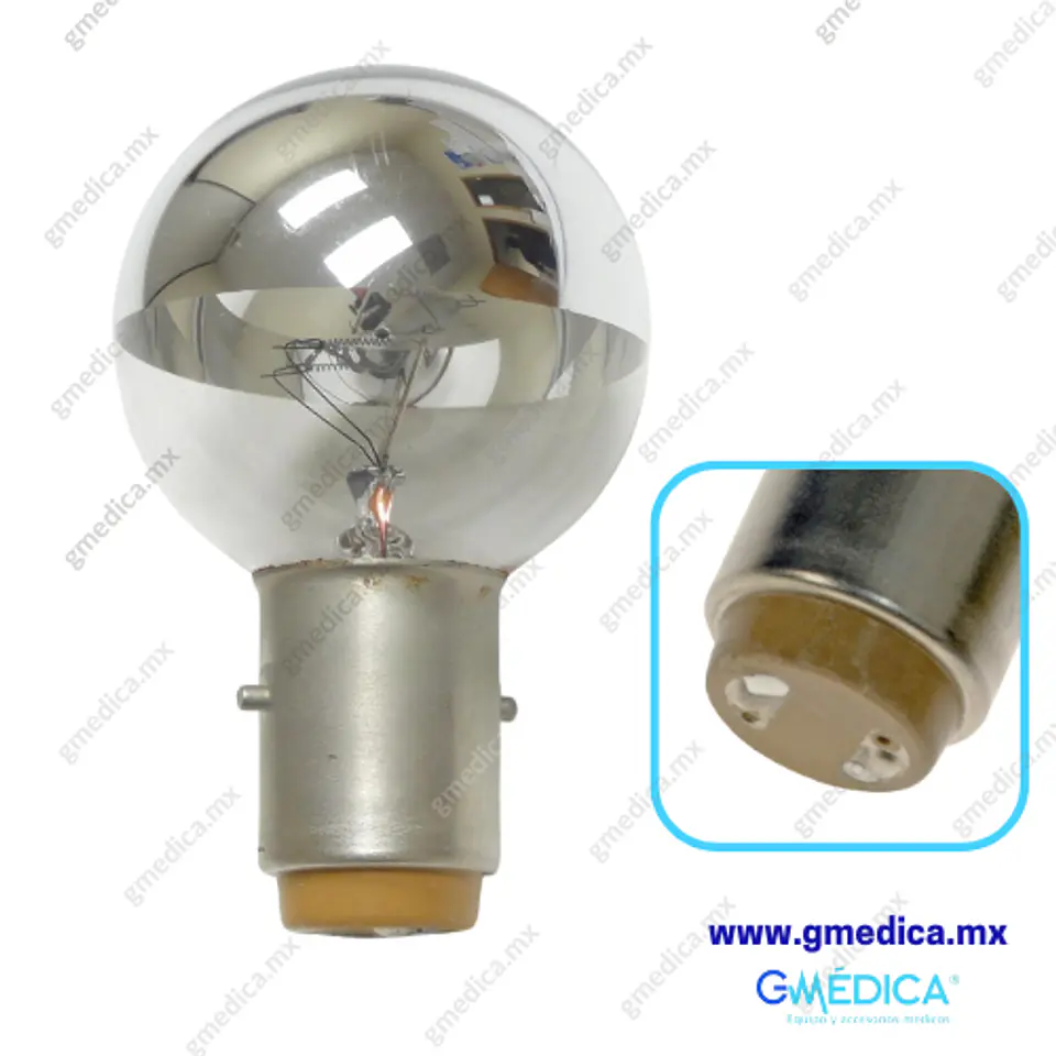 Foco Hanalux Lampara Halogena 016678 - 24V 50W - Bx22d 2