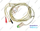 Cable ECG de Conexión Directa Compatible con Mindray - Datascope de 3 Latiguillos de Boton - 040-000961-00 - Miniatura 2
