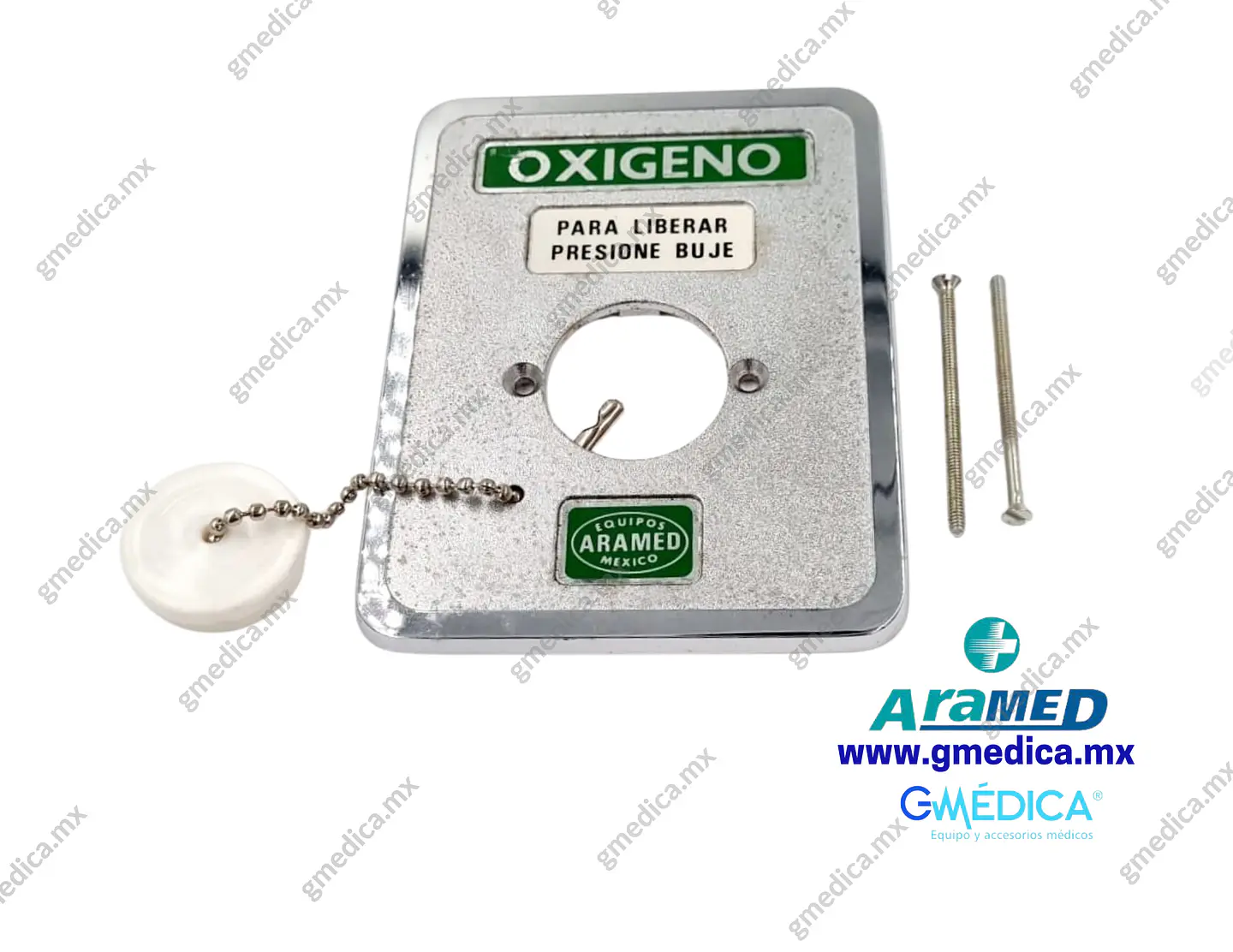  Tapa SubEnsamble Plafón para Toma de Oxígeno ARAMED 602208 2
