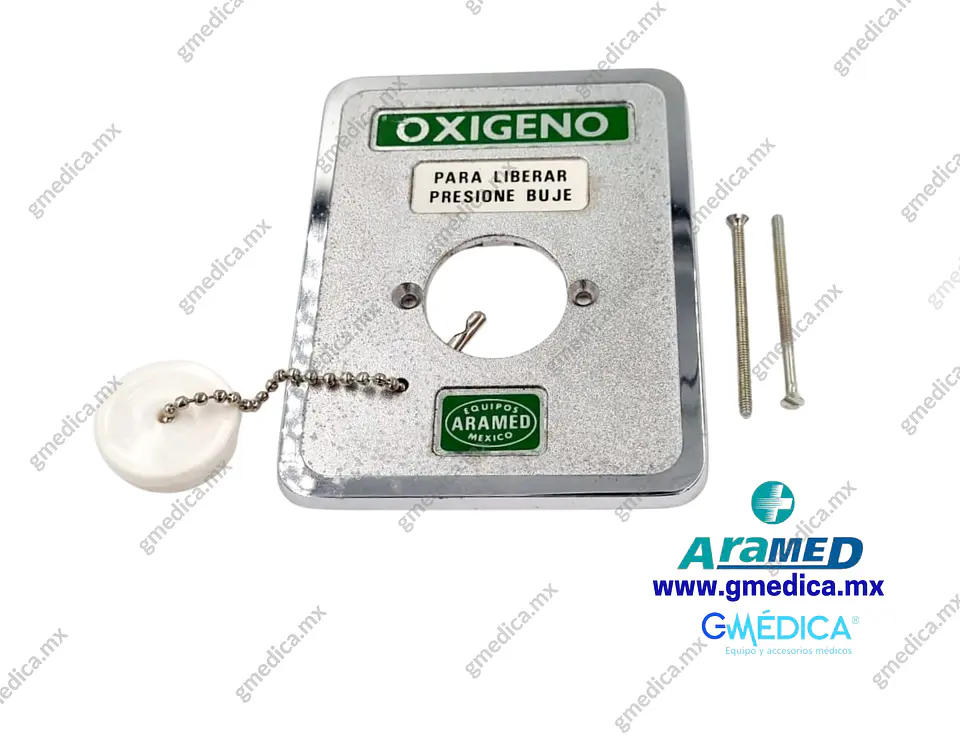 Tapa SubEnsamble Plafón para Toma de Oxígeno ARAMED 602208 2