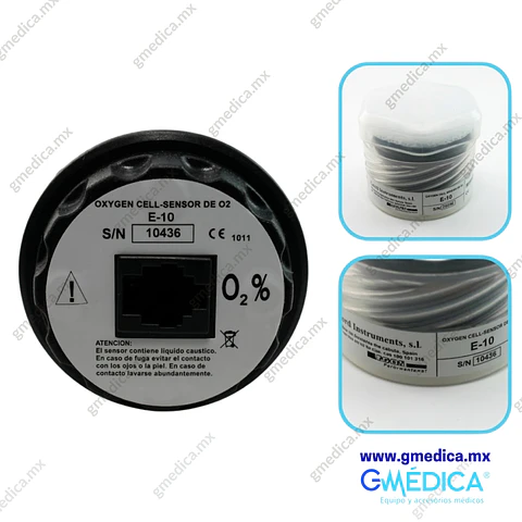 Celda O2 Compatible con DATEX OHMEDA 6050-0004-110 - E-10
