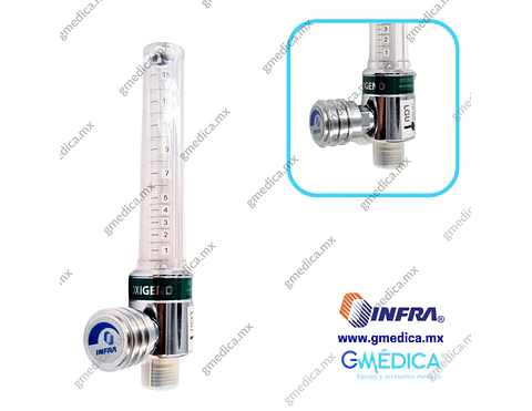 Flujómetro para Oxígeno INFRA 400055 - FM-15UO-F2-N