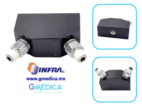 Adaptador Duplex para Flujometro, Inyectores y Aditamento dobles 400251 - D-016-21