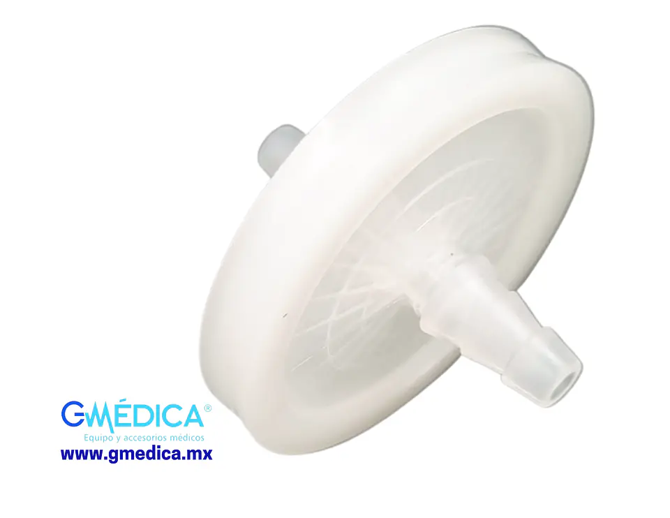Filtro de Bacterias Universal Antibacteriano e Hidrofobico para Aspirador de Succión Quirurgico, de Secreciones y de flemas. 1
