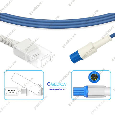 Cable Adaptador SpO2 Compatible con Draeger / Siemens- 3368433