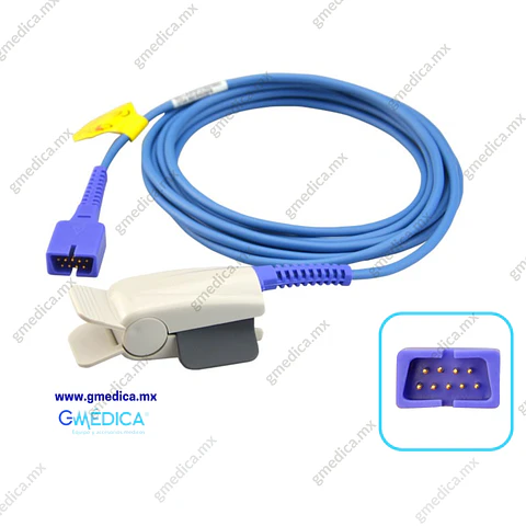 Sensor SPO2 Corto Compatible con Covidien - Nellcor - DS-100A
