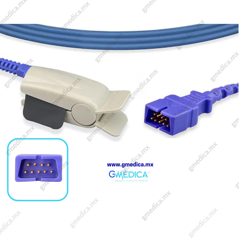 Sensor SPO2 Corto Compatible con Covidien - Nellcor - DS-100A 1
