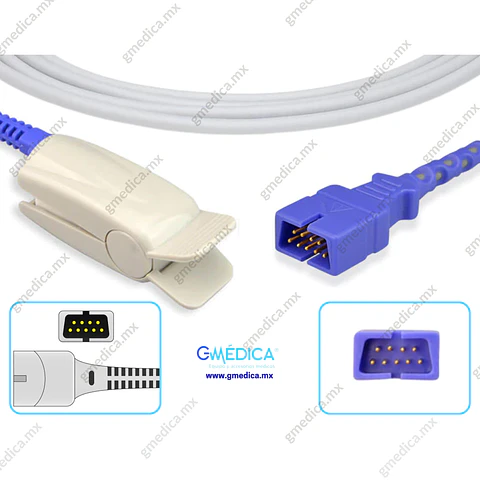 Sensor SPO2 de Conexión Directa Compatible con Covidien - Nellcor - DS-100A