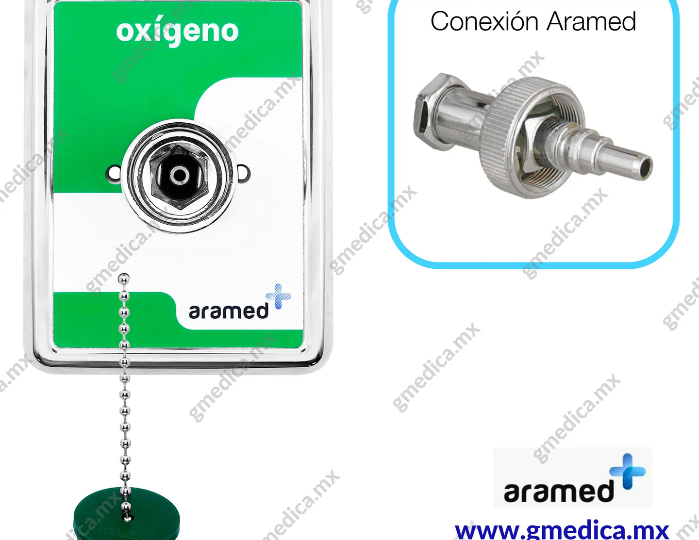 Toma de Oxígeno ARAMED Tipo NFPA 982201 1