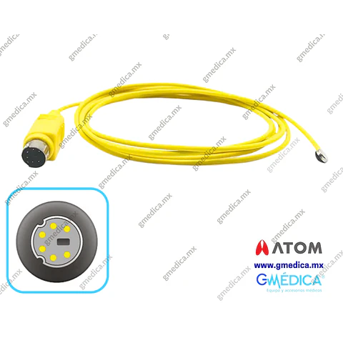 Sensor de Temperatura Reusable Neonatal Marca Atom Medical ORIGINAL 60882