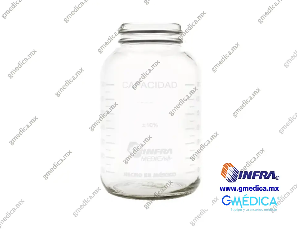 Frasco de 1 Galón para Aspirador de Succión Graduado INFRA 401580 1