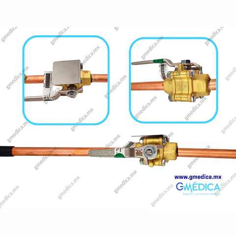 Ensamble de Valvula de ½" para Gases Medicinales