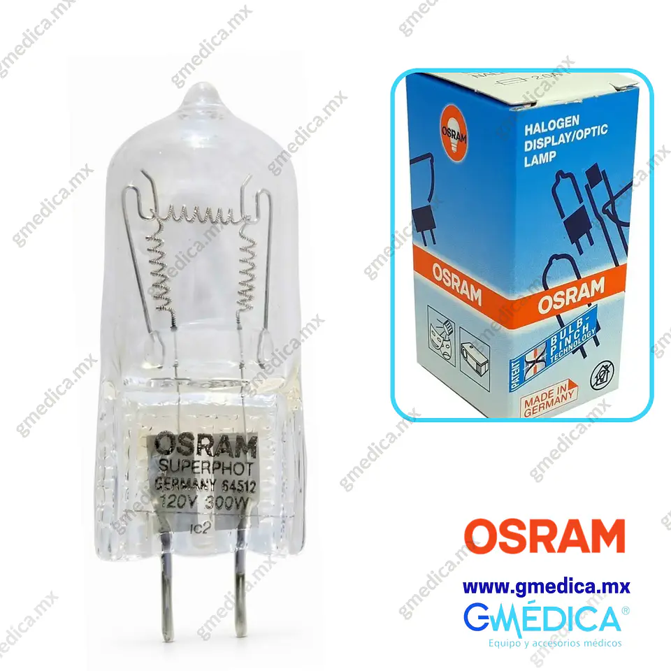 Foco DRA Lámpara 115-120V 300W OSRAM 64512 - 54764 - 58635 2