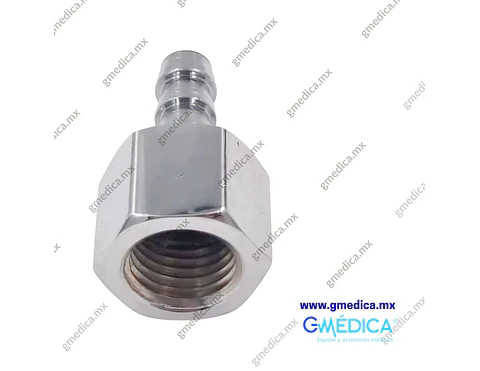 Niple para Manguera de 1/4" (Cola de Ratón) Oxígeno, Aire 401801