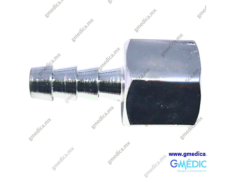 Niple para Manguera de 1/4" (Cola de Ratón) Oxígeno, Aire 401801
