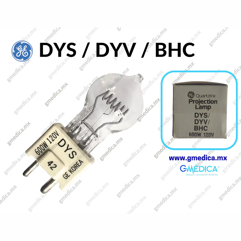 Foco DYS - DYV - BHC General Electric 120V 600W  1