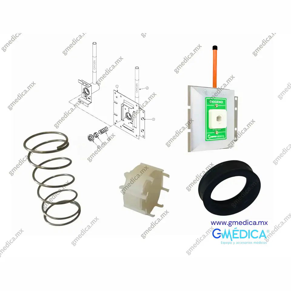 Kit K-007 Conjunto de Empaque Check para Salida de Toma de Pared - 3 Piezas para Infra y Arigmed 2