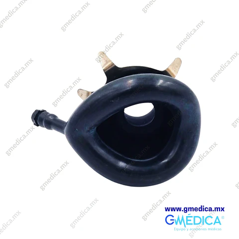 Mascarilla de Anestesia Reusable Negro Neonatal No. 0