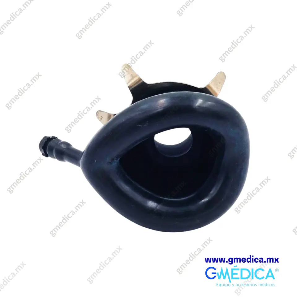 Mascarilla de Anestesia Reusable Negro Neonatal No. 0 2