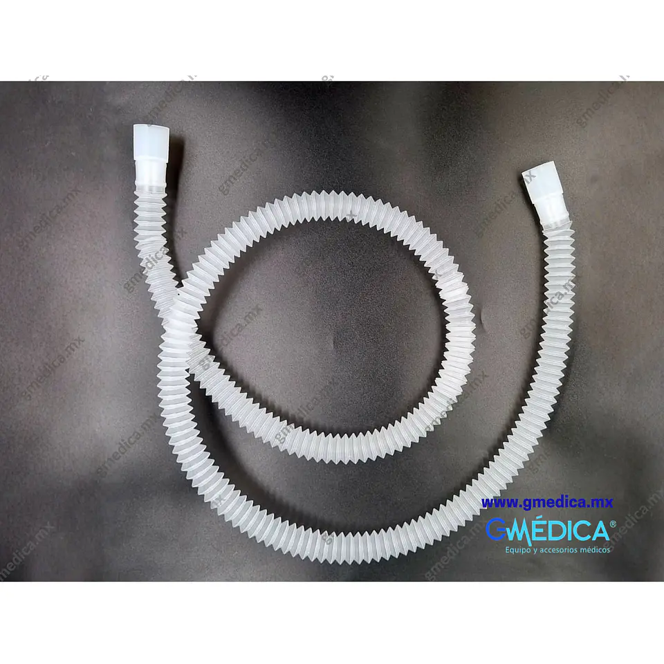 Manguera Tubo Corrugada para Nebulizador, Circuito, Ventilador y Maquina de Anestesia Marca Datex-Ohmeda GE 2
