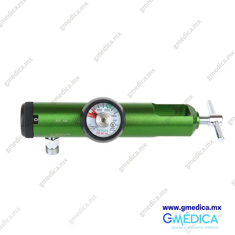 Regulador de Oxígeno Medicinal y Yugo Largo MADA