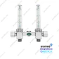 Flujometro Doble Aramed para Oxigeno conexión Aramed / AGA 902303 - Miniatura 1