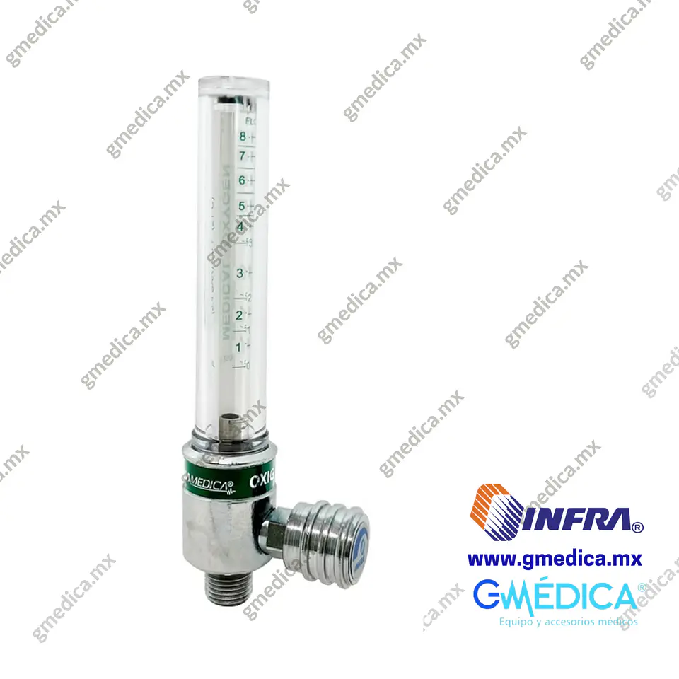 Flujómetro para Oxígeno INFRA 400055 - FM-15UO-F2-N 2