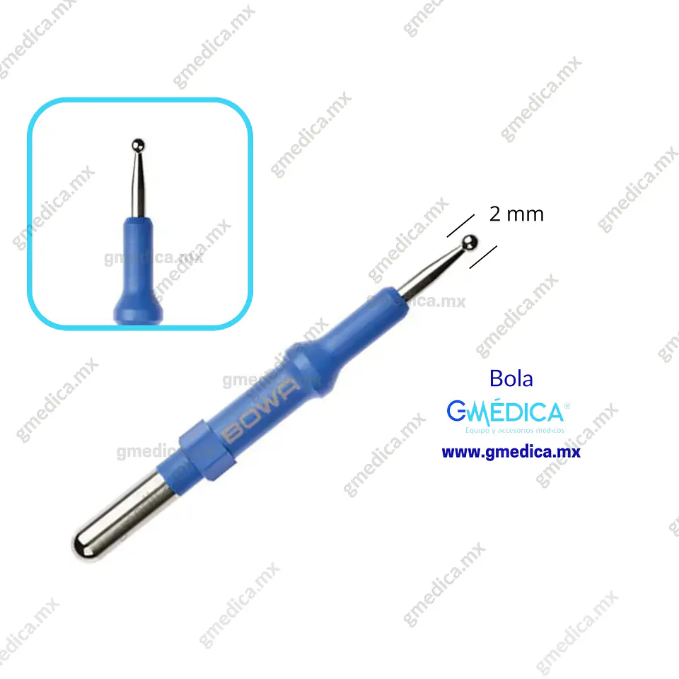 Electrodo de Bola Reusable - 2 MM, Base de 4mm - 500-020 1