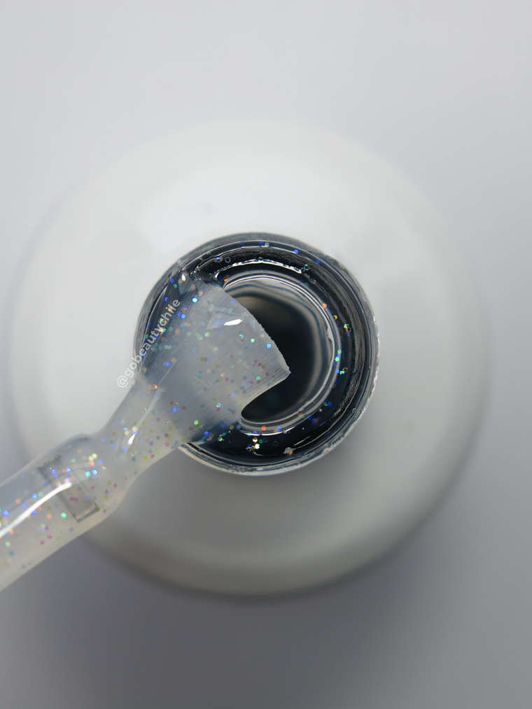 PEARL TOP COAT 10 (SIN CAPA CON GLITTER PEQUEÑOS HOLOGRÁFICOS IRIDISCENTES) - RONIKI ESMALTE PERMANENTE PROFESIONAL  2