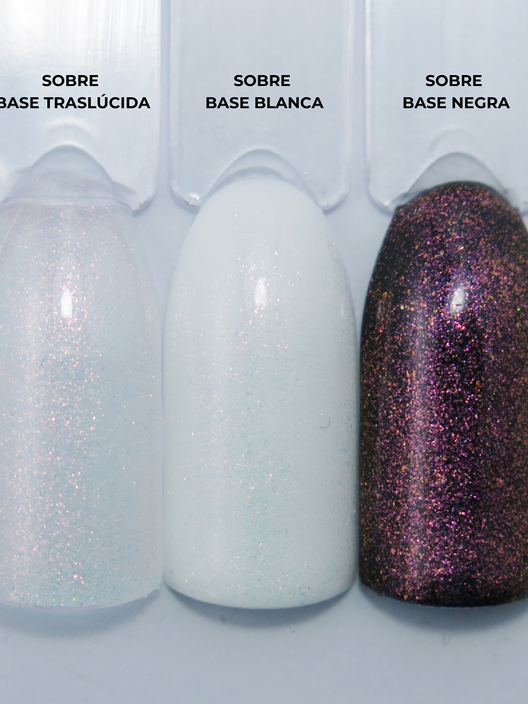 PEARL TOP COAT 1 (MICROGLITTER TORNASOL) - RONIKI ESMALTE PERMANENTE PROFESIONAL  1