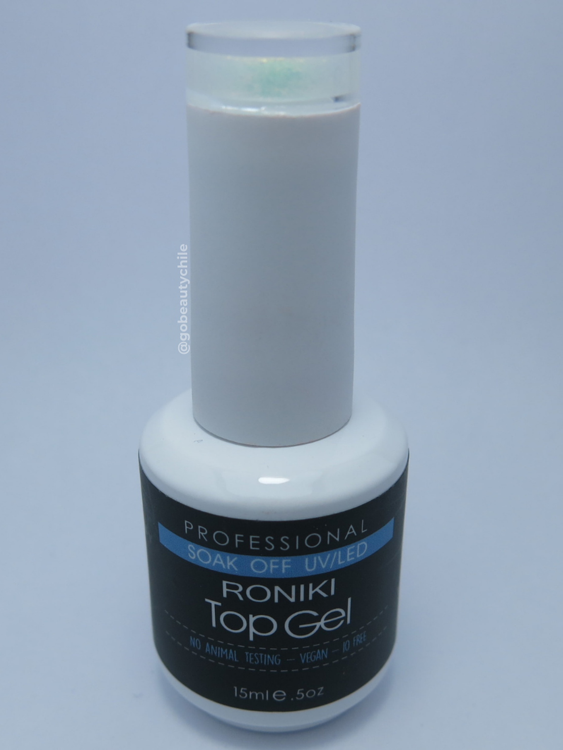 PEARL TOP COAT 1 (MICROGLITTER TORNASOL) - RONIKI ESMALTE PERMANENTE PROFESIONAL  4