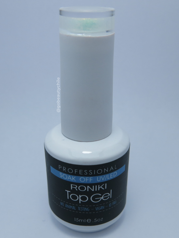 PEARL TOP COAT 1 (MICROGLITTER TORNASOL) - RONIKI ESMALTE PERMANENTE PROFESIONAL  4