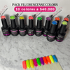 PACK COLECCION FLUORESCENSE COLORS (PROMO EDICION LIMITADA 10 COLORES)