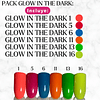 PACK COLECCION GLOW IN THE DARK (PROMO EDICION LIMITADA 6 COLORES)