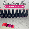 PACK COLECCION PASSIONATE SAMBA (PROMO EDICION LIMITADA 8 COLORES)