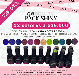 PACK COLECCION SHINY (PROMO EDICION LIMITADA 12 COLORES)