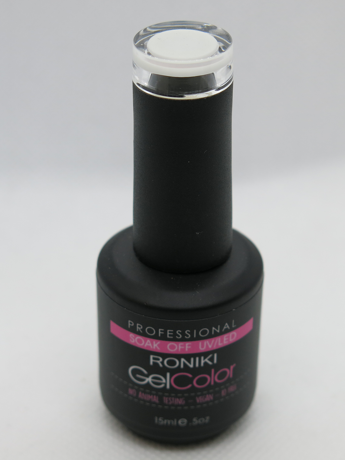 PRODUCTO OUTLET TRANSPARENT RED KE50 (BLANCO LECHOSO SEMI TRASLÚCIDO) - RONIKI ESMALTE PERMANENTE PROFESIONAL 3