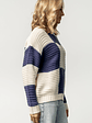 Jayda Sweater | Cream + Blue - thumbnail 3