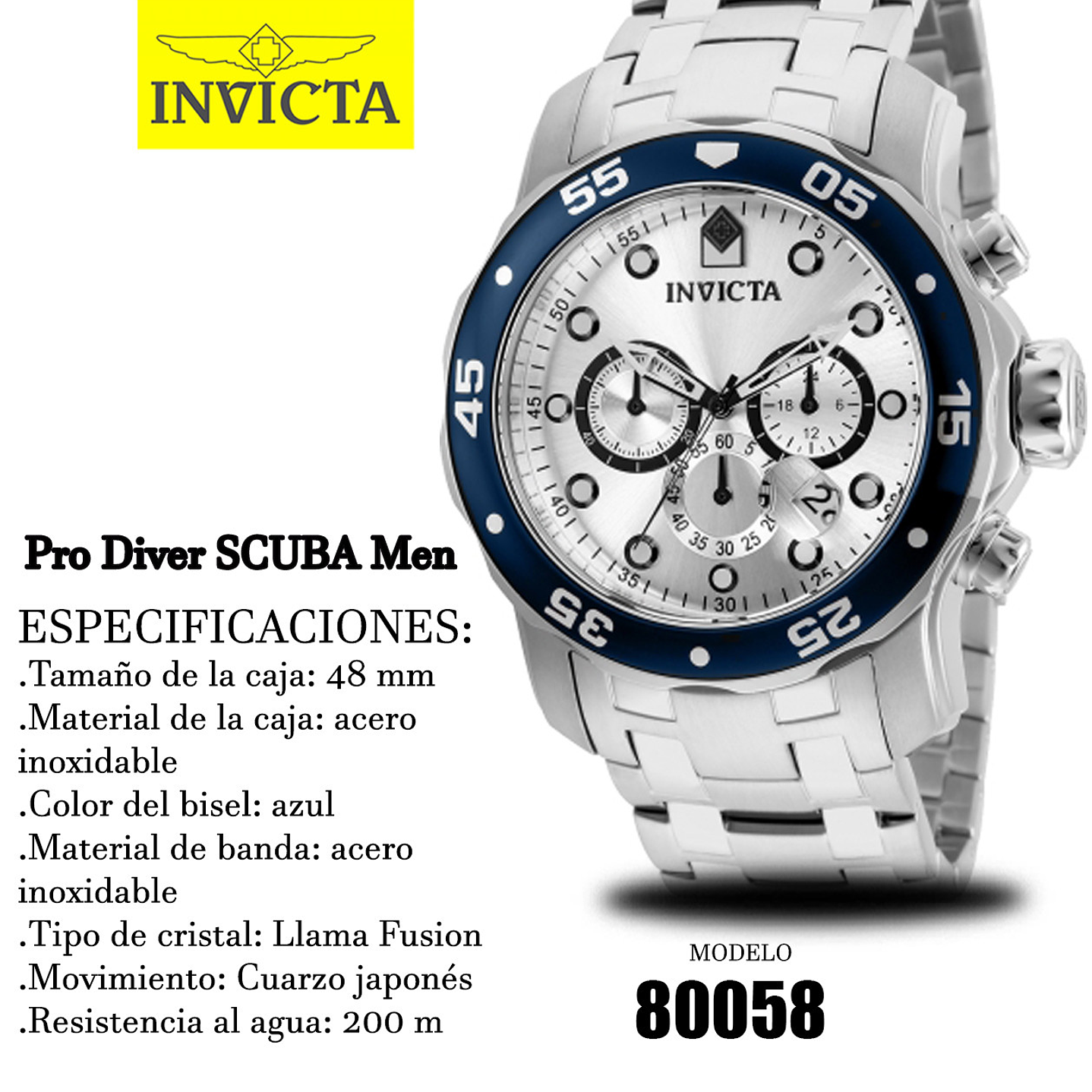 Reloj Invicta 80058 2